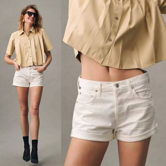 Citizen of humanity Annabelle White Shorts Size 28 - Picture 1 of 9